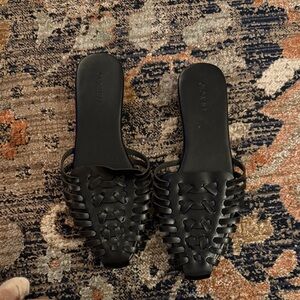 Old Navy Black Woven Flats